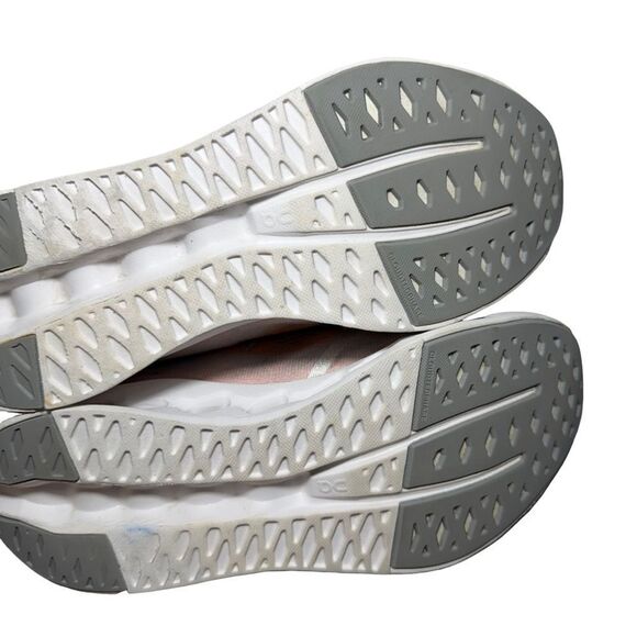 On Running Athletic Shoes in Orange and Silver size 10 main image 7